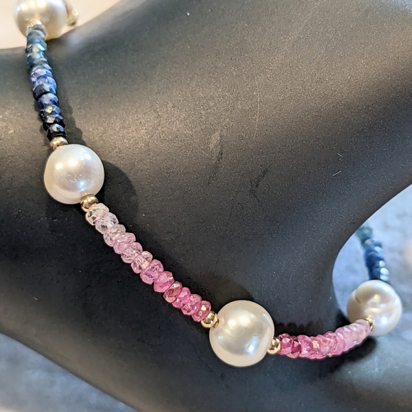 PRICE DROP - BRACELET NWOT - Pearl & Hematite Wrap, 2 Available, 925 - Picture 1 of 5